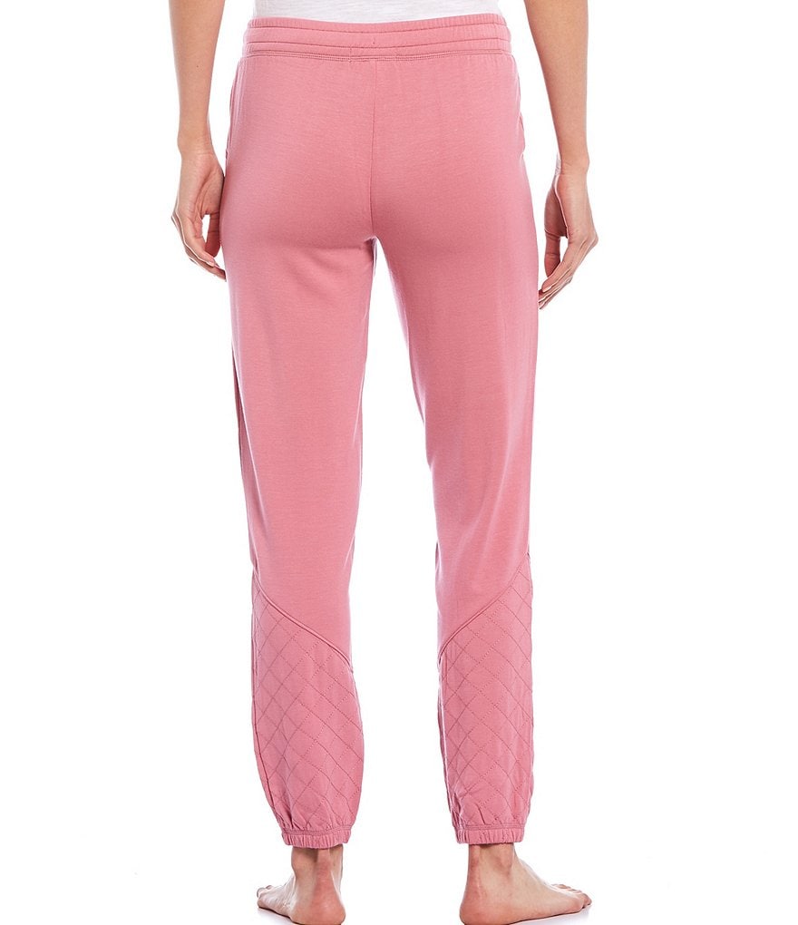 PJ Salvage Quilt Fleece Jogger Sleep Pants