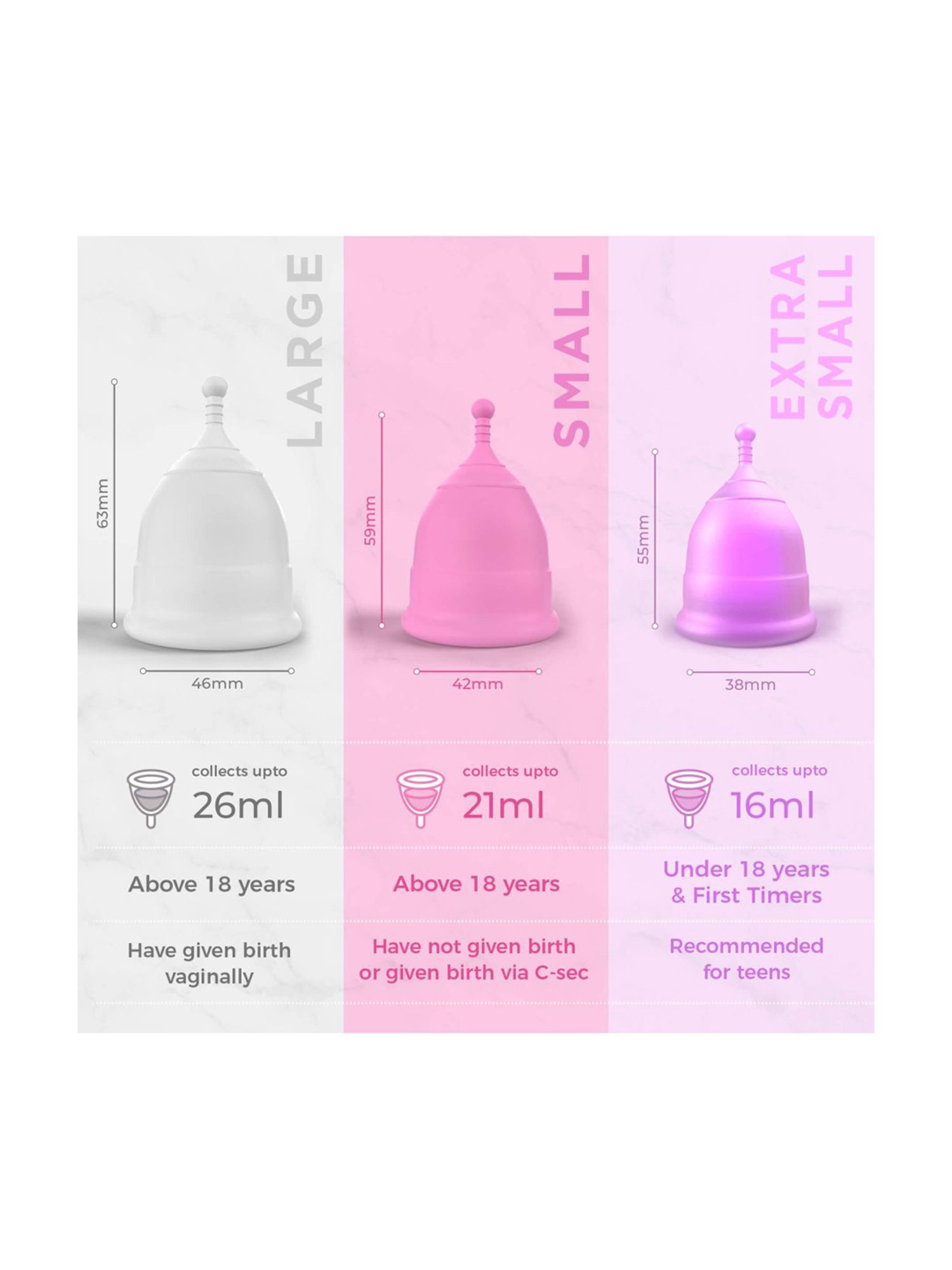 Namyaa Ultra Soft Medium Reusable Menstrual Cup - 50 gm