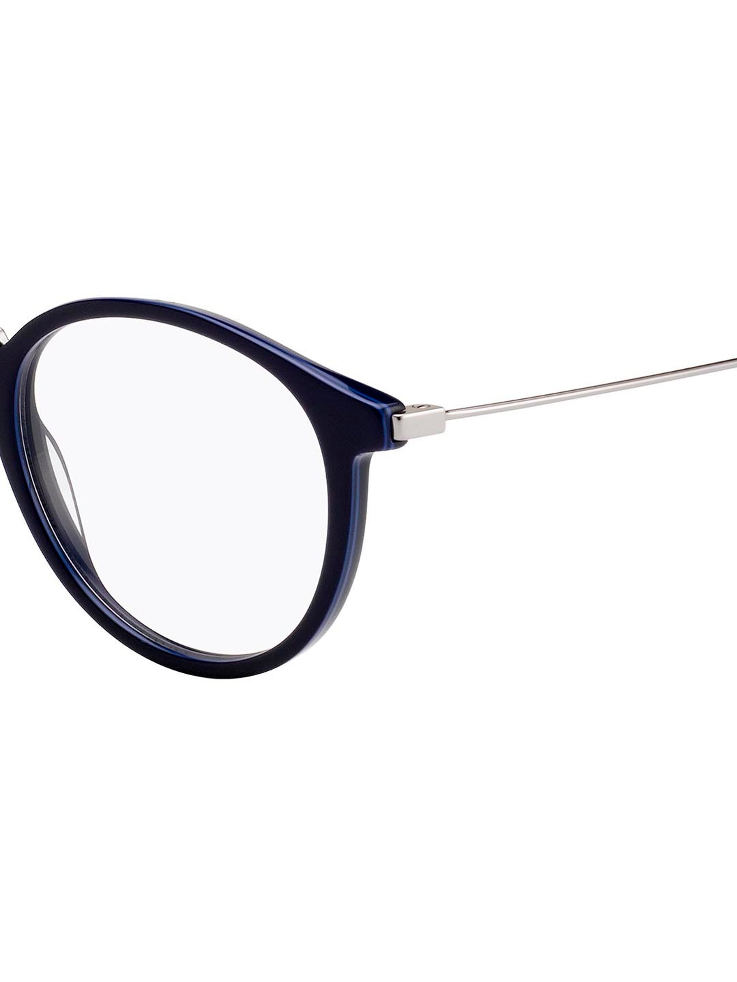 HUGO Blue Oval Eye Frames for Men