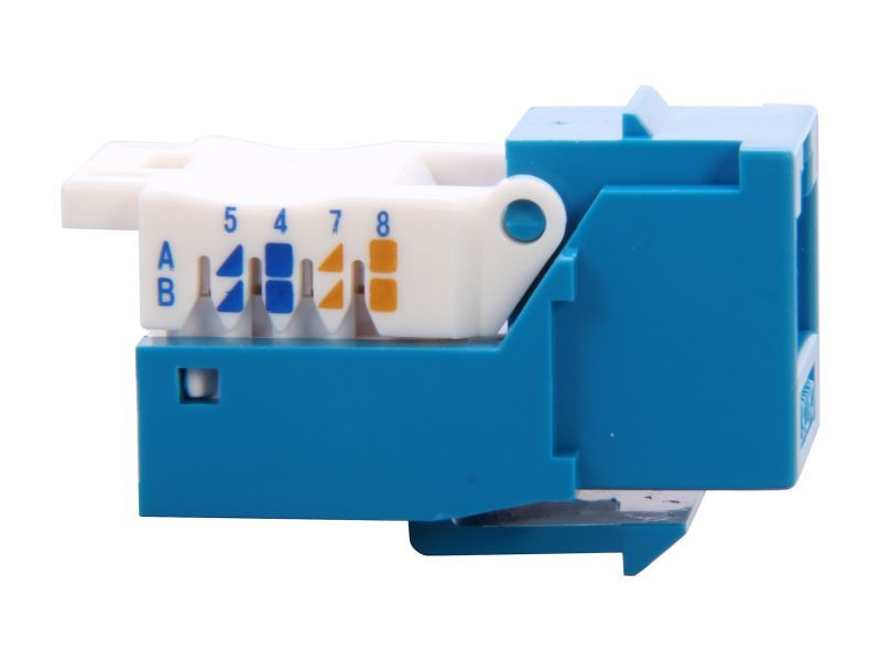 Micro Connectors CAT5 RJ45 Coupler F-F Straight