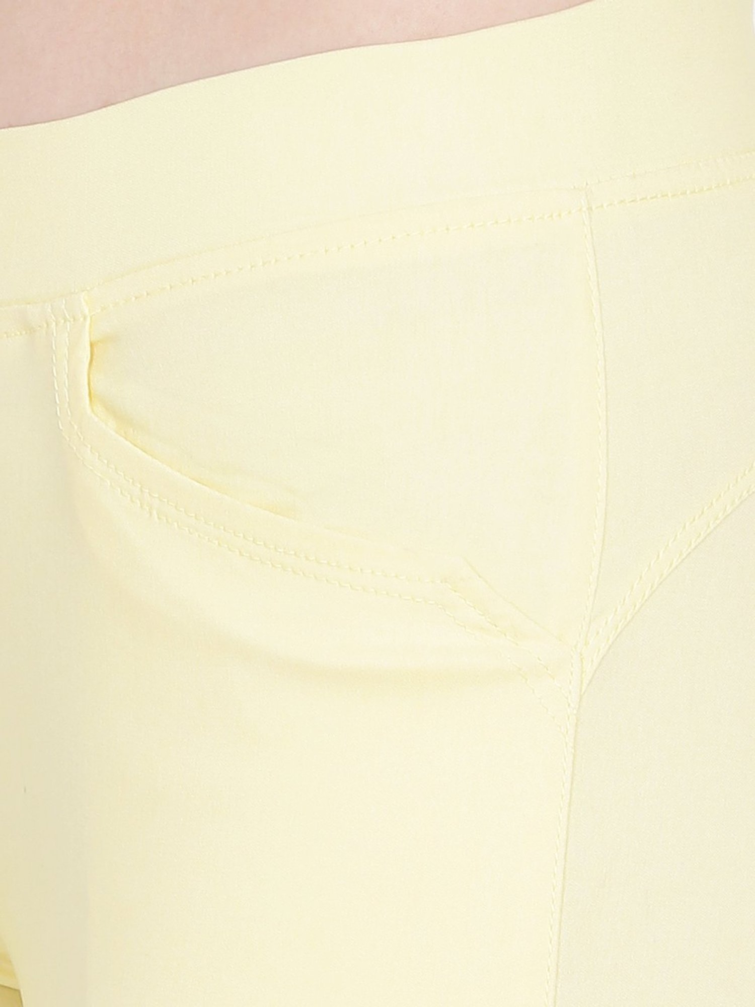 Westwood Yellow Cotton Capris