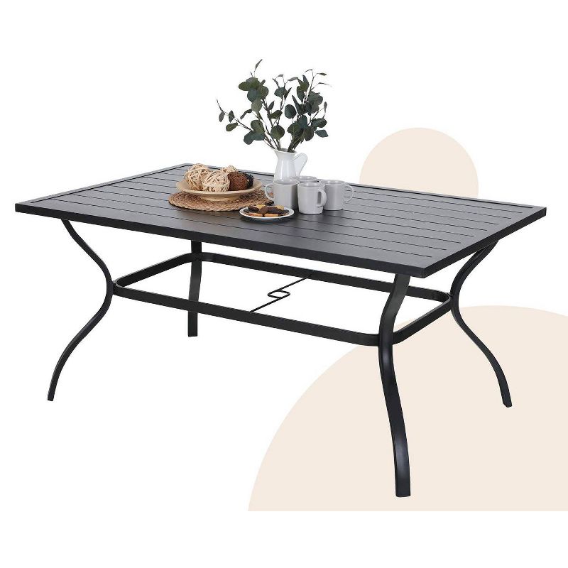Cast Aluminum Round Dining Table - Nuu Garden