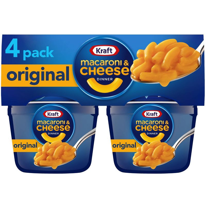 Kraft Original Flavor Macaroni & Cheese Dinner - 2.05oz 4pk