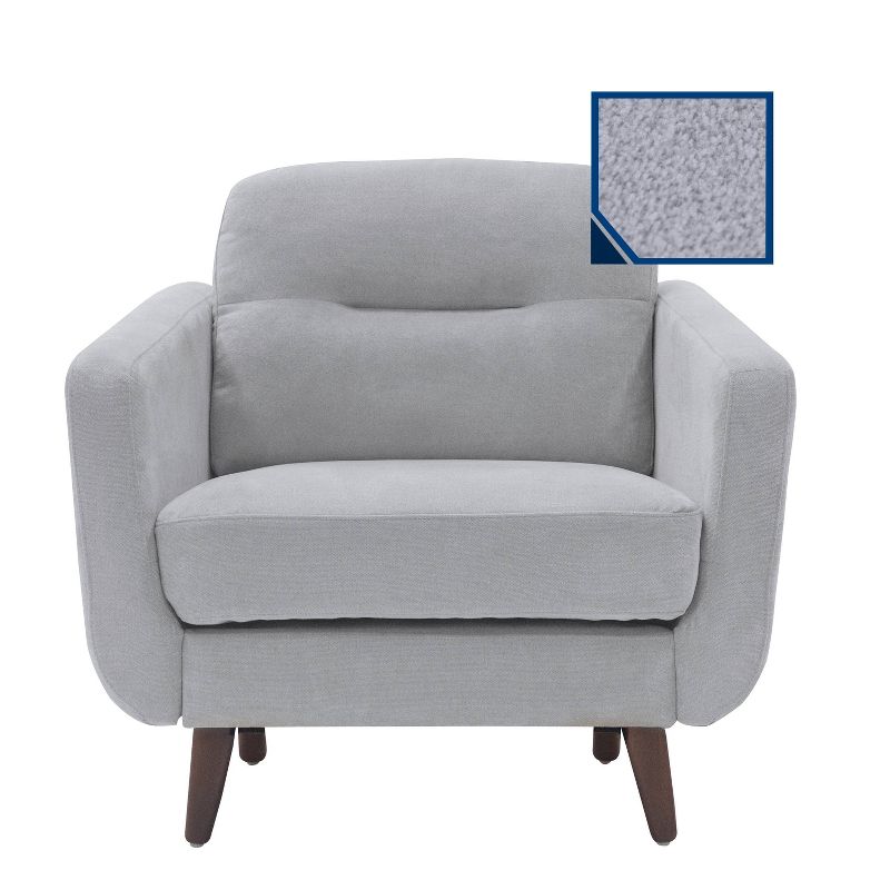 Sierra Collection Armchair Smoke Gray - Serta