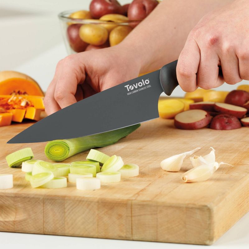 Tovolo Comfort Grip 7" Chef Knife Charcoal 14011-200