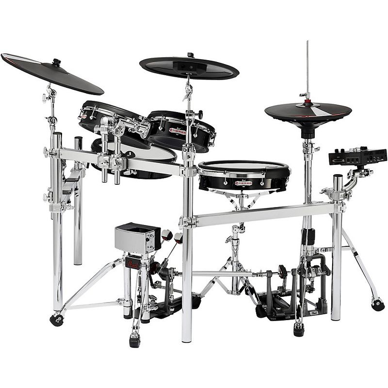 Pearl e/MERGE e/TRADITIONAL Electronic Drum Set Powered by KORG Jet Black