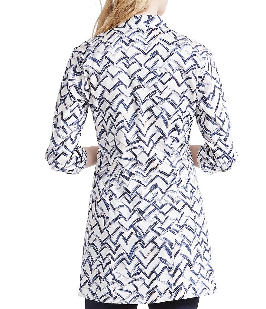 NIC + ZOE Lookout Ultra Stretch Cotton Blend 3/4 Sleeve Shirt