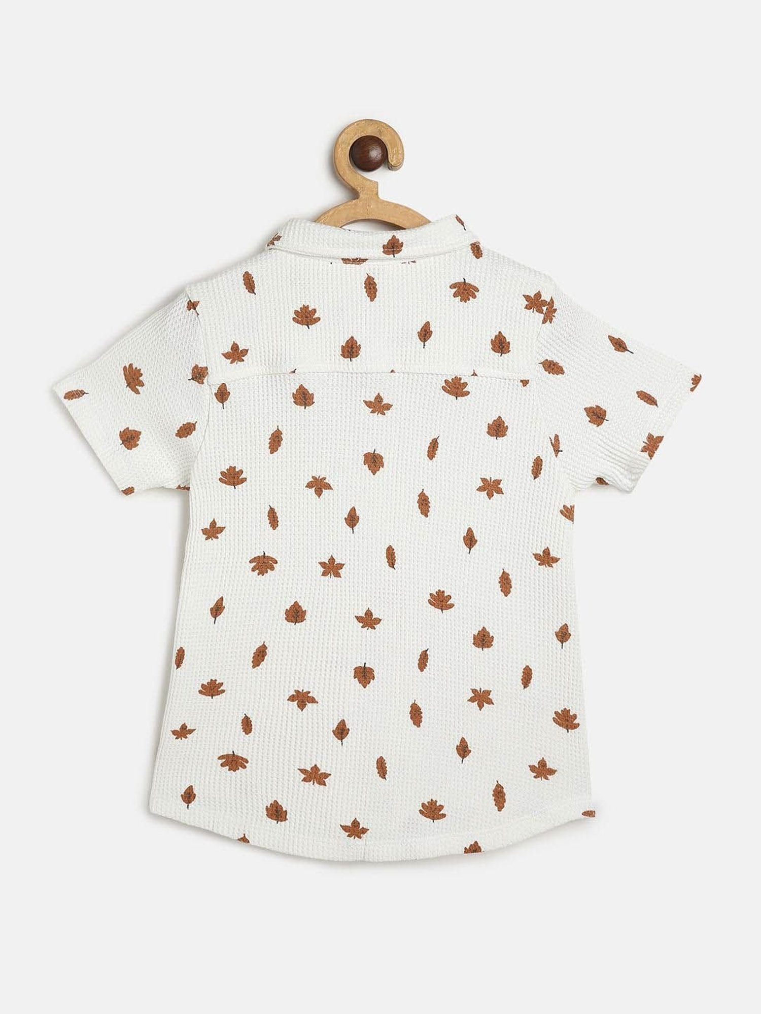 MINIKLUB Boys White Printed Shirt