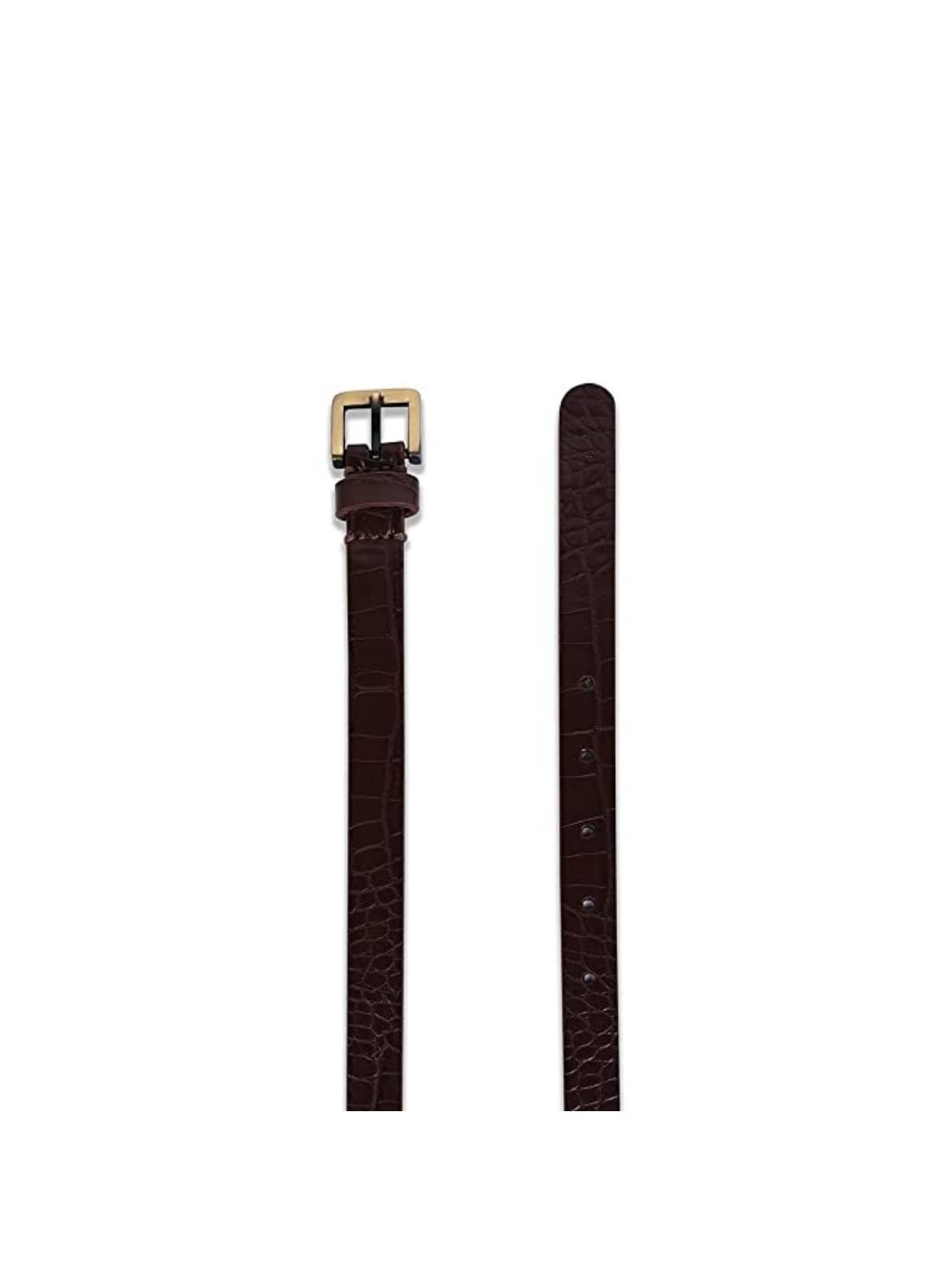 BELWABA Brown Casual Reversible Belt for Women
