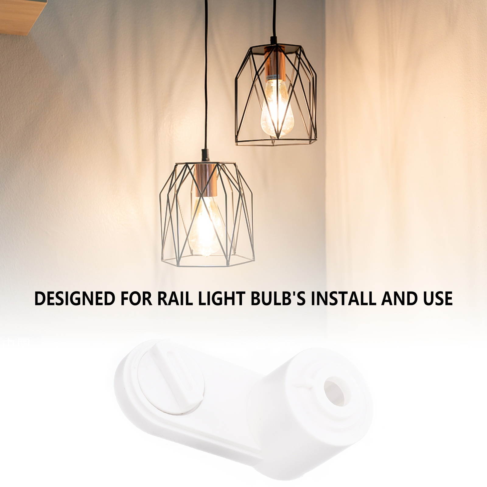 1 Pc Track Light Head Durable Prime High Quality Sturdy Joiner Connector for Rail Light