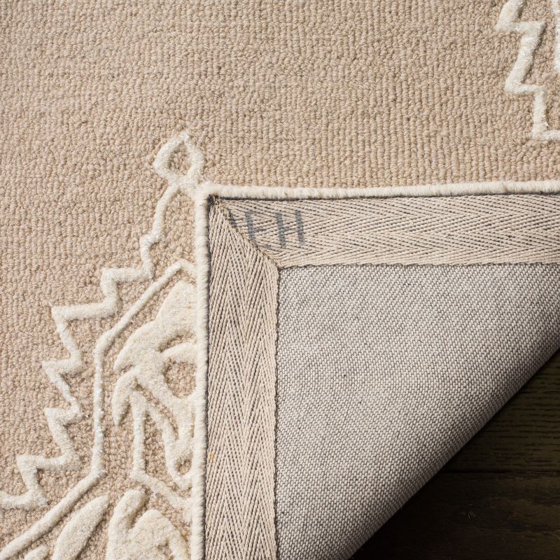 5'x7' Rectangle Braided Solid Jute Area Rug Brown - Okuna Outpost