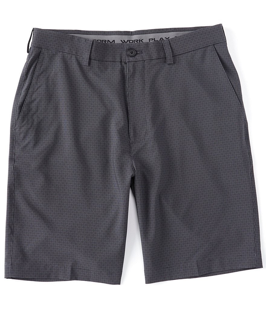 Caribbean Big and Tall 9#double; and 11#double; Inseam Knit Jacquard Shorts