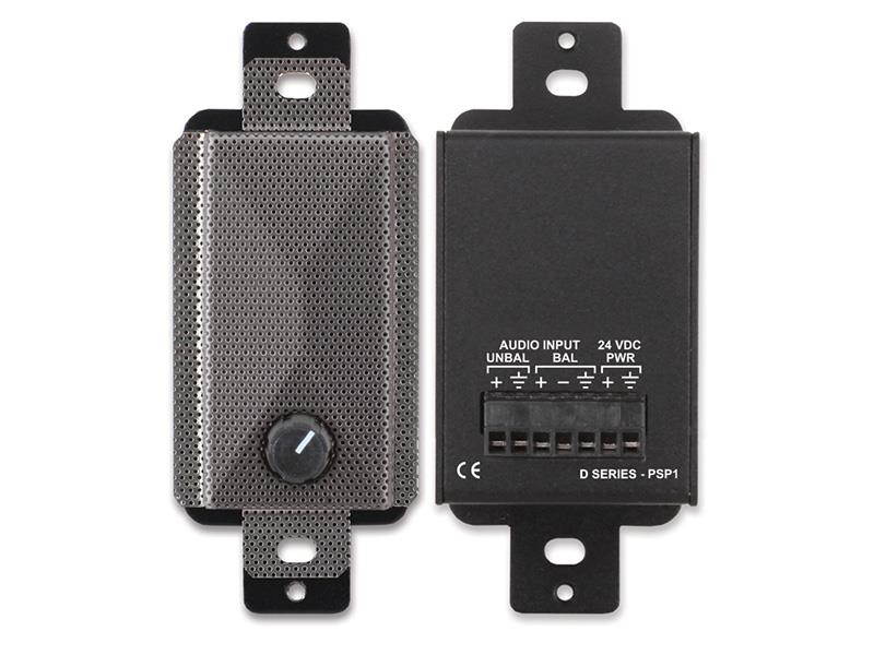 Decora-Style Active Loudspeaker/Stainless Steel