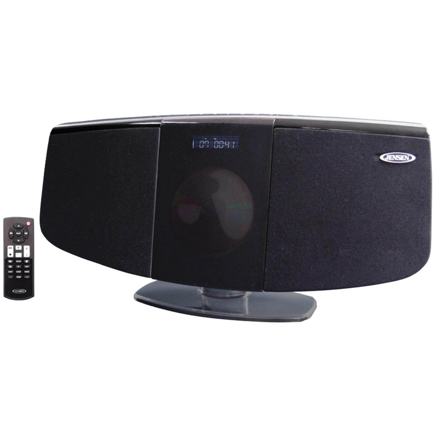 JENSEN JBS-350 Bluetooth Wall-Mountable Music System with CD Player