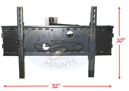 Impact Mounts HEAVY DUTY LONG ARM FULL MOTION MOUNT FOR TV SCREEN SIZES 32-80"