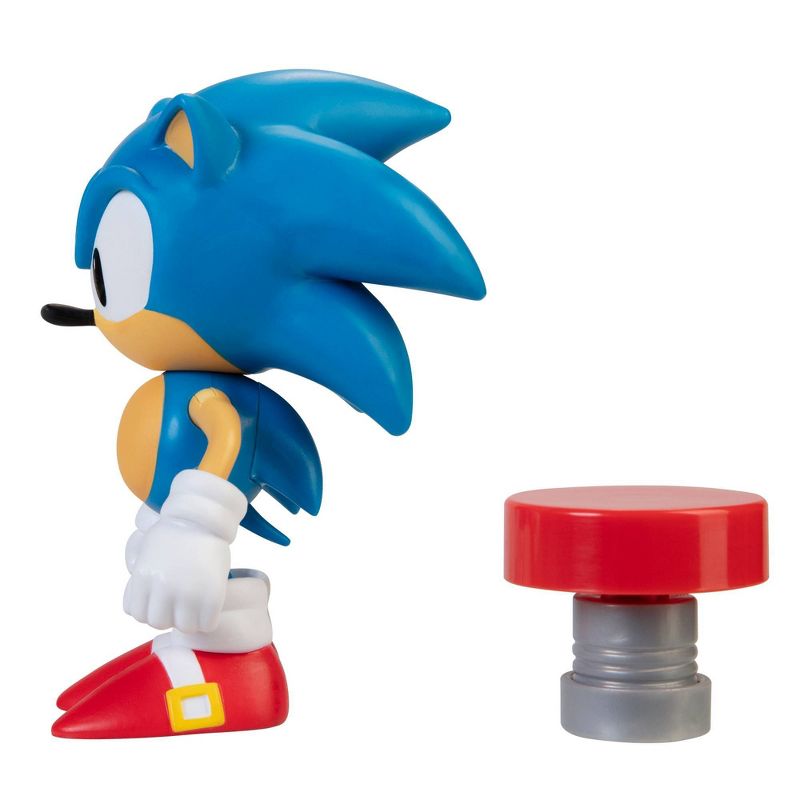 Sonic the Hedgehog 4" Figure Classic Sonic with Spring Wave 4