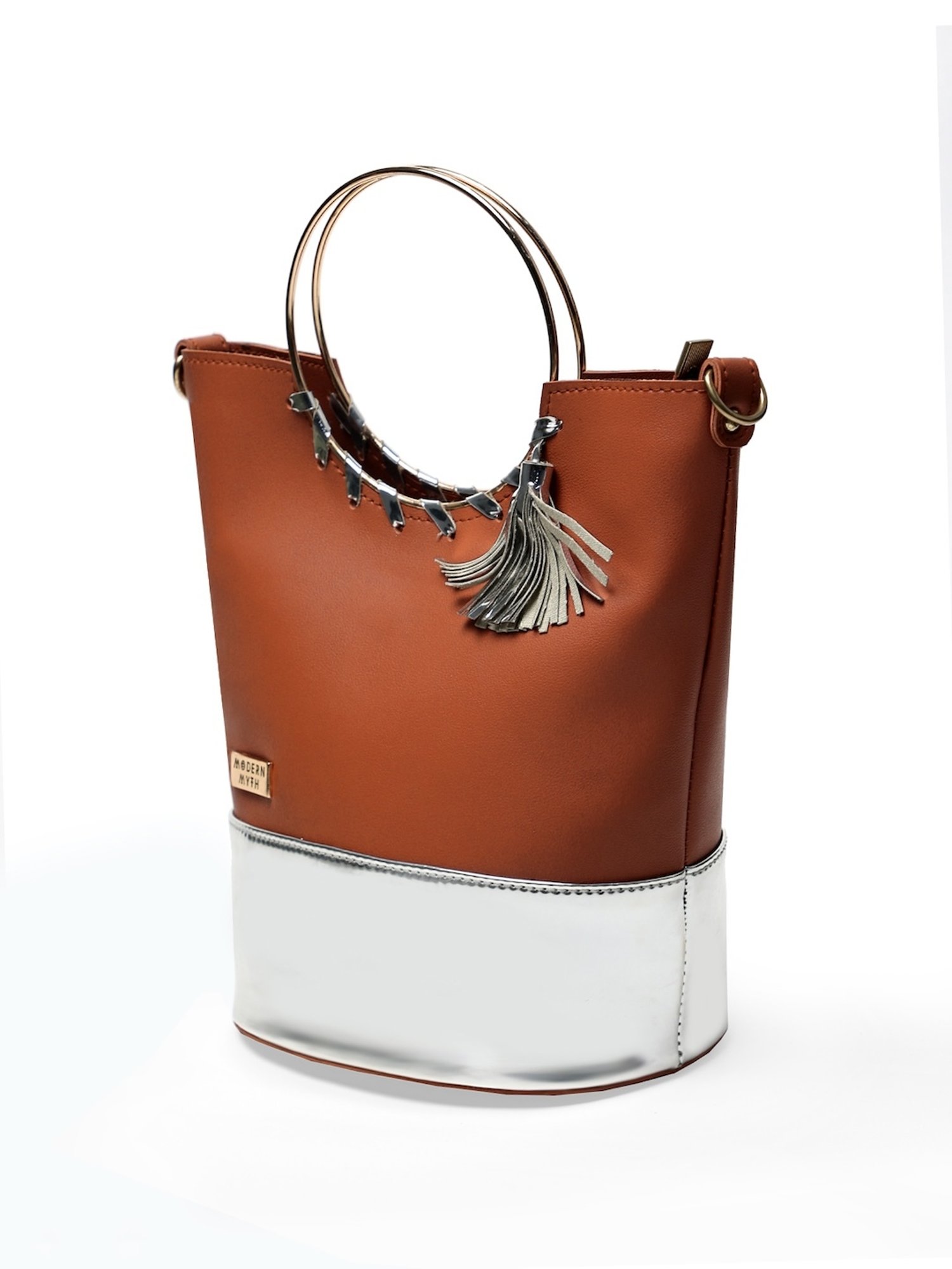 Modern Myth Spotlight Brown Medium Bucket Handbag