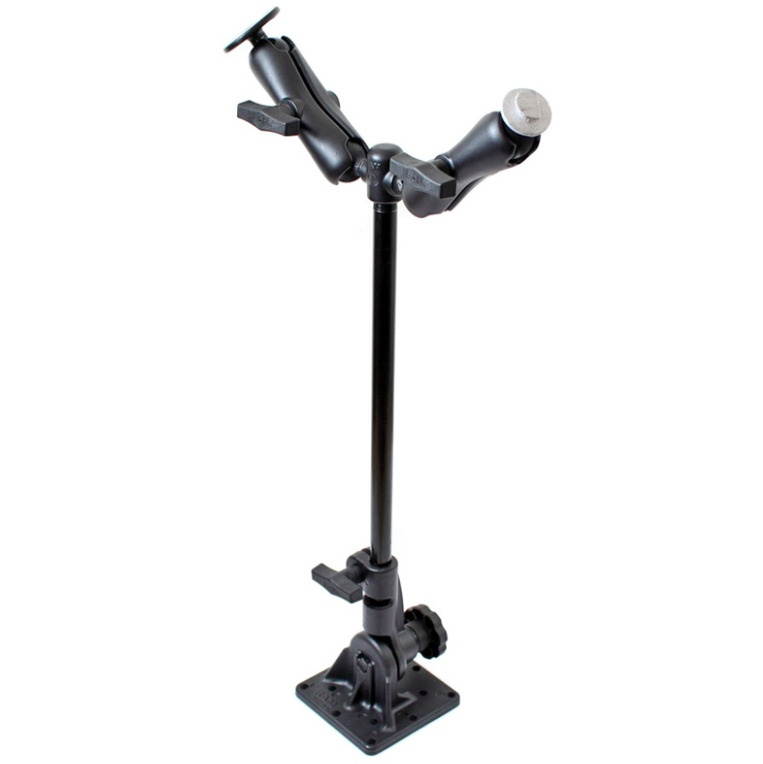 RAM-101U-VE2 RAM Mounts Velociti Floor Mount and Two Double Ball Mounts