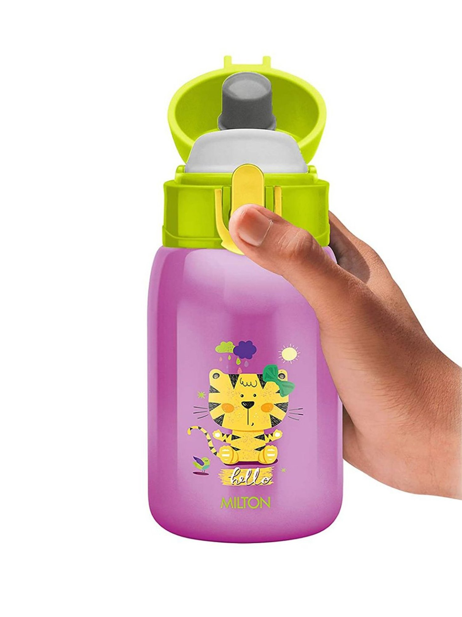 Milton Purple Stainless Steel Sipper Water Bottle (0.23 L)