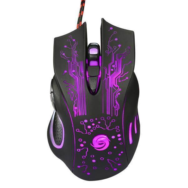6 Buttons 5500 DPI LED Optical USB Wired Gaming PRO Mouse Mice Computer Mouse