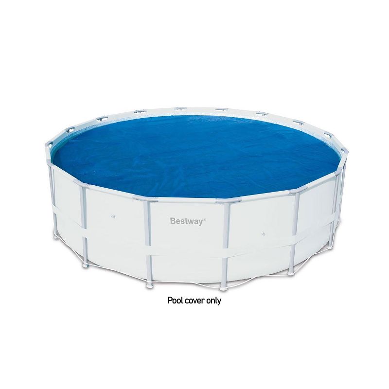 Bestway 14' Swimming Pool Solar Heat Cover 4' Telescopic Leaf Maintenance Net