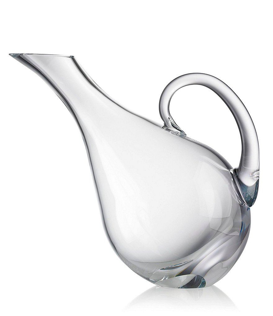 Rogaska Aurea Bacco Jet Crystal Decanter