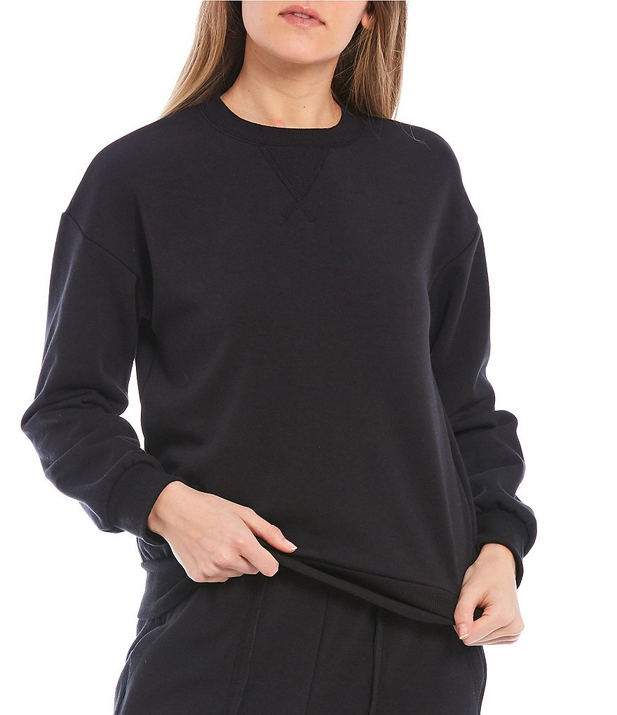 Honey & Sparkle Fleece Lined Pullover Top