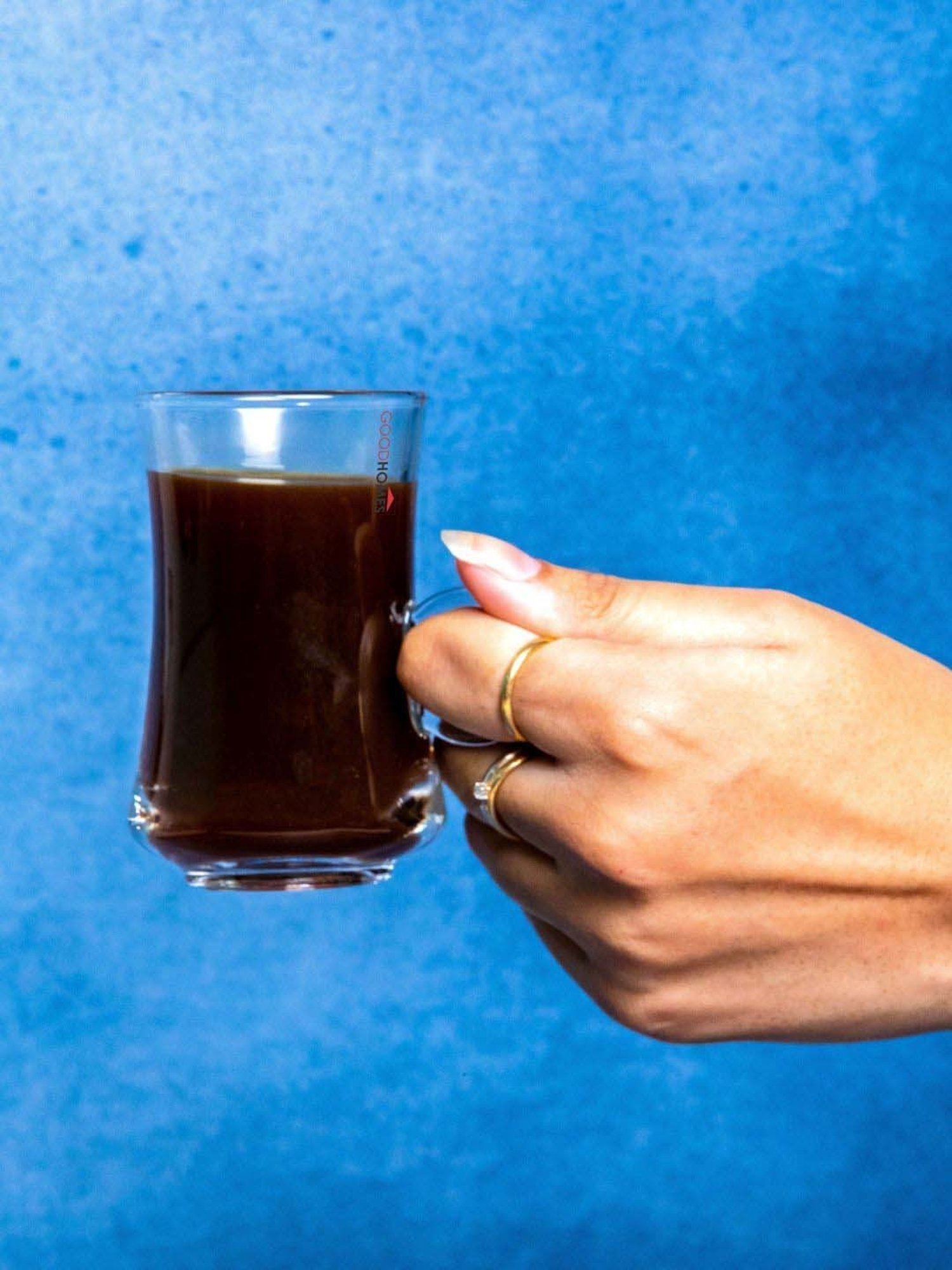 Goodhomes Transparent Glass Coffee Mug (0.105 L) - Set of 6