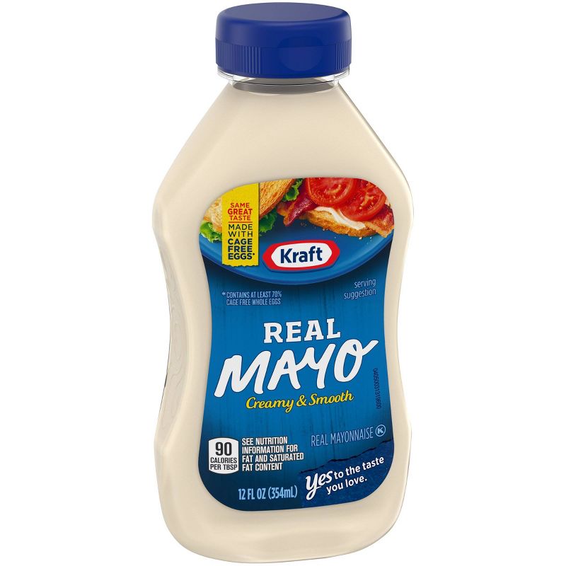 Kraft Real Mayonnaise Squeeze Bottle 12oz