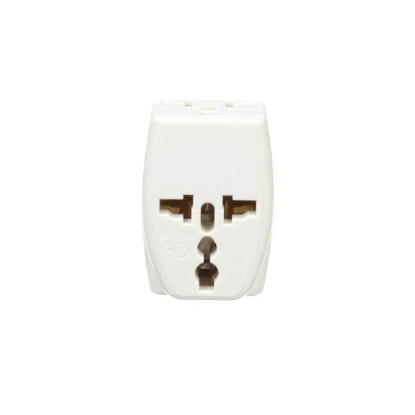 Ceptics 3 Outlet Grounded Travel Adapter Plug for South Africa, Namibia (Type M), Universal Socket Plug Accepts Plugs From any Country (GP3-10L)