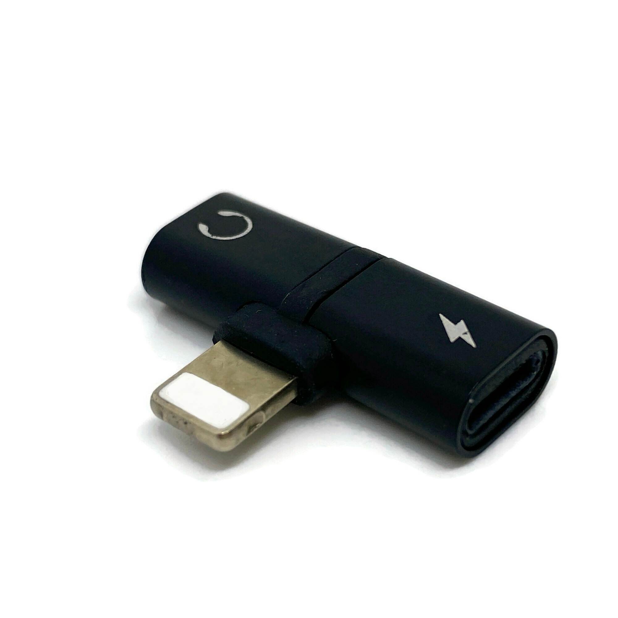 Music and Charge for iPhone Charger Cable Headphone 2 in 1 Dual Adapter Splitter