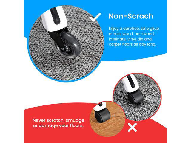 Rubber Chair Caster office chair wheel for hardwood floor and carpet a set of 5 replacement office chair cushions heavy duty office chair ball caster universal