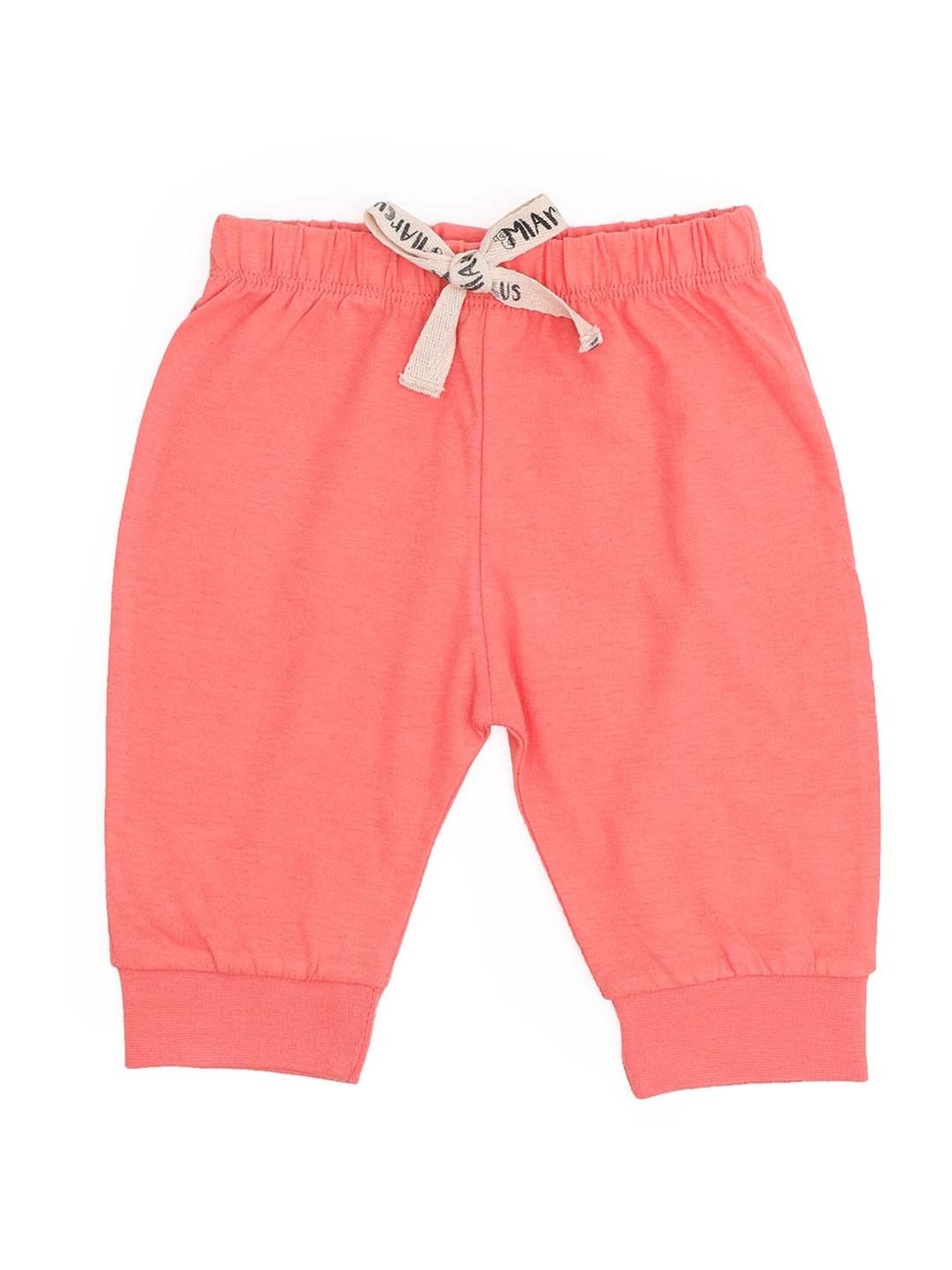 Ed-a-Mamma Baby Multicolor Solid Joggers (Pack Of 3)