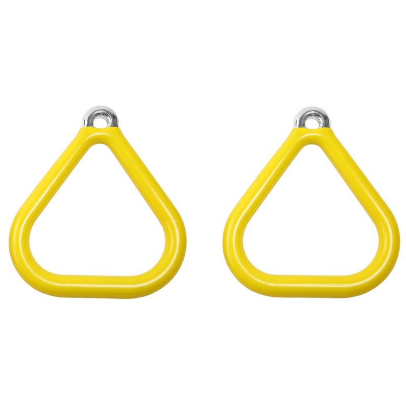 Gorilla Playsets Aluminum Trapeze Rings (Pair) - Yellow