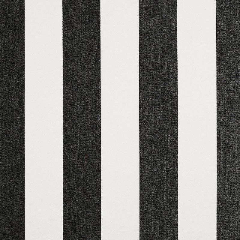 Sunbrella 2pk Cabana Classic Lumbar Outdoor Throw Pillows Black/White