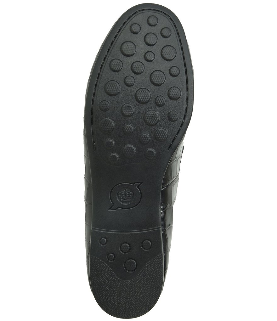 Born Belina Croco Embossed Slip-On Loafers