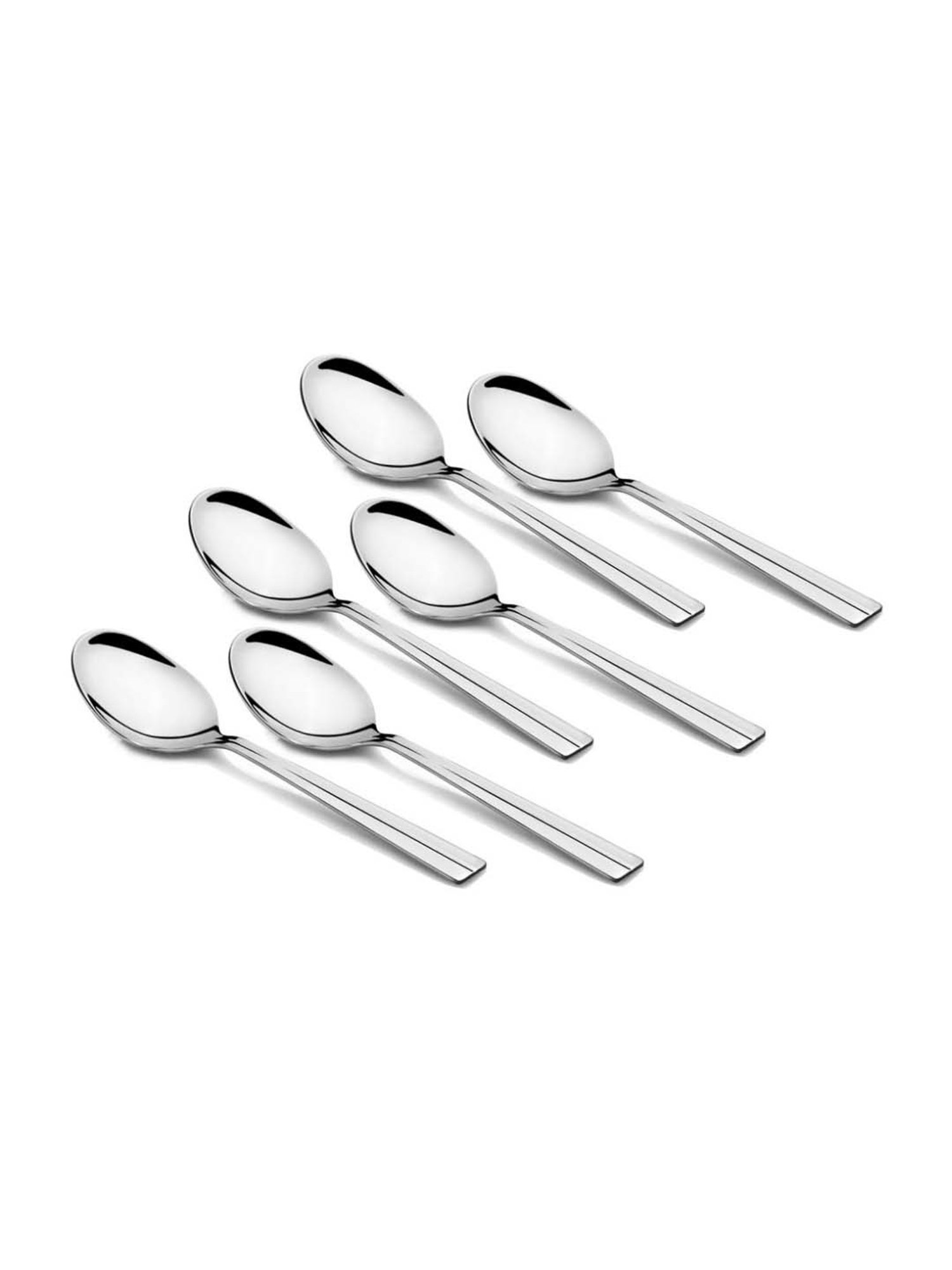 FnS Nile Silver Stainless Steel Cutlery - Set of 24