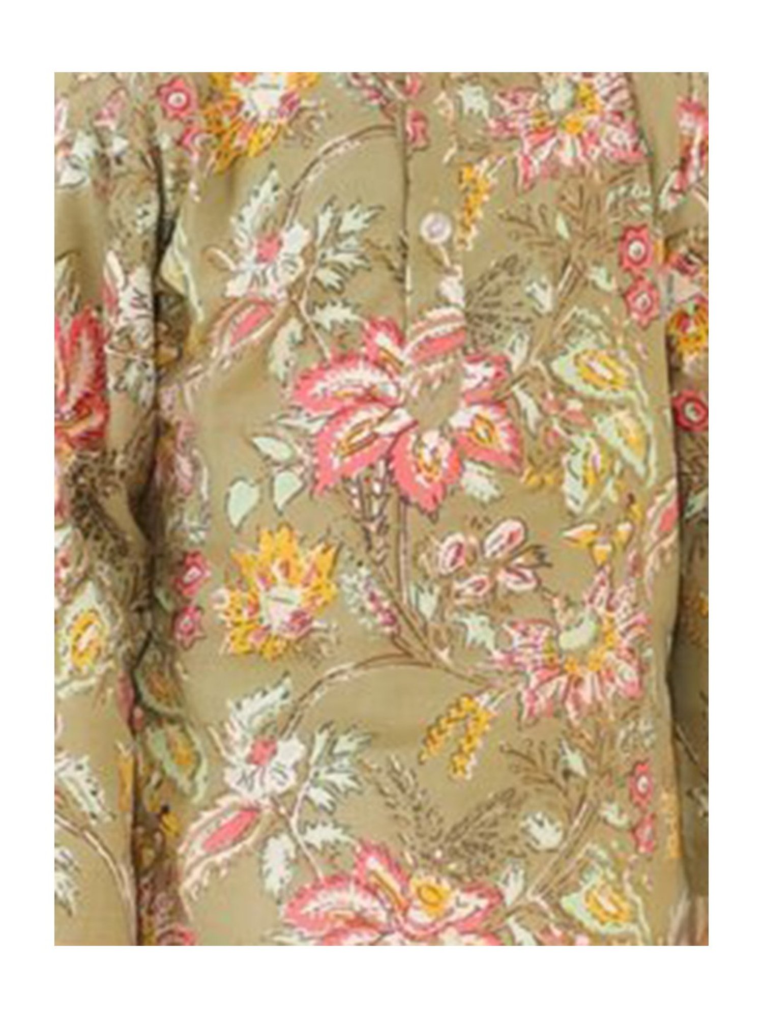 The Mom Store Boys Multicolor Floral Print Full Sleeves Kurta With Dhoti