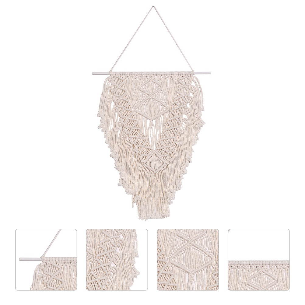 Hand Woven Tapestry Decorative Wall Hanging Blanket Household DIY Tapestry