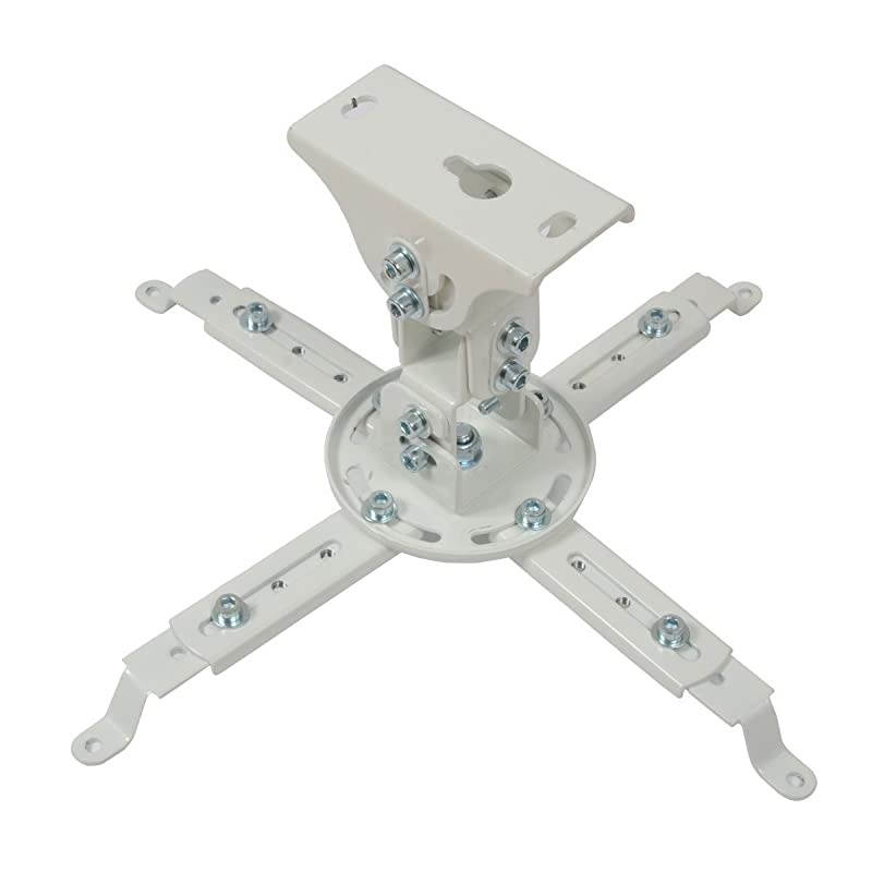 Universal LCDDLP Swivel Tilt Projector Ceiling Mount Bracket Fits Flat and Vaulted Ceiling PJ1W WU8