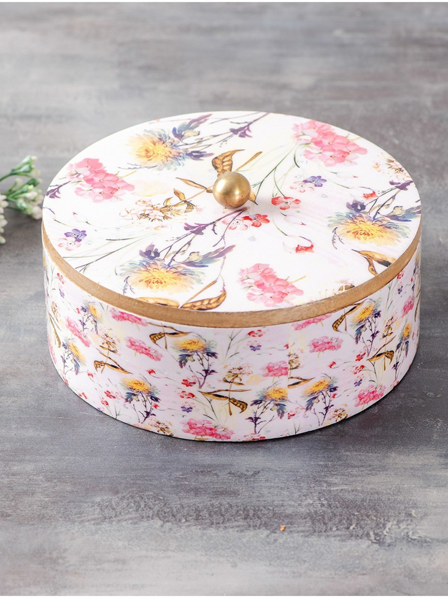 Nestroots White Masala box Masala dani spice rack containers for kitchen storage spice Organizer