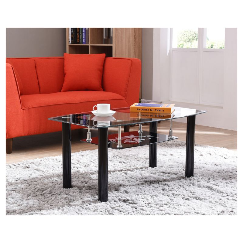 Coffee Table Black - Hodedah Import