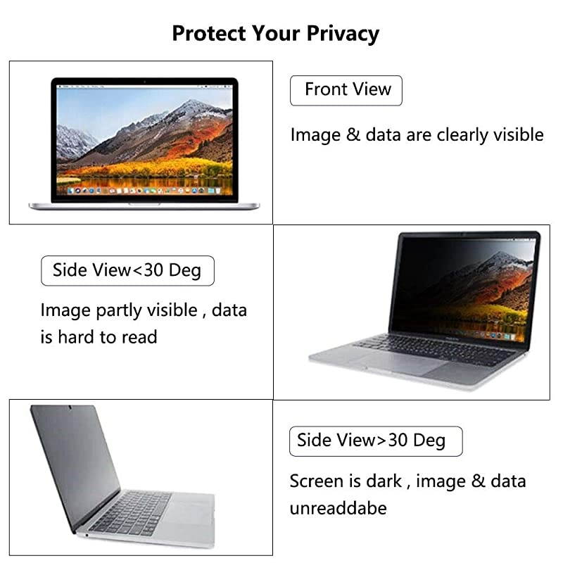 Pro 16 Privacy Screen Filterfor Pro 16 inch New Removable HD Privacy Screen Protector Bubble Free DesignEasy onOff