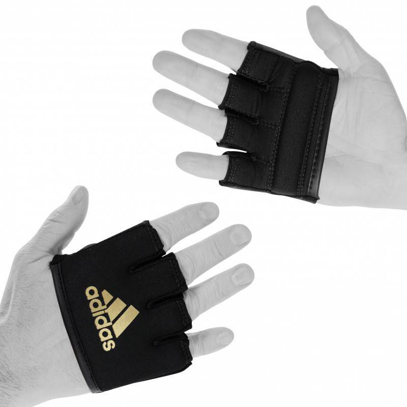 Adidas Inner Boxing Knuckle Protection Sleeve Wrap - Black/Gold