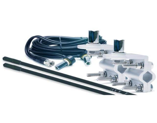 ROADPRO R RPPS-23KB 3FT DUAL ANTENNA KIT  BLACK
