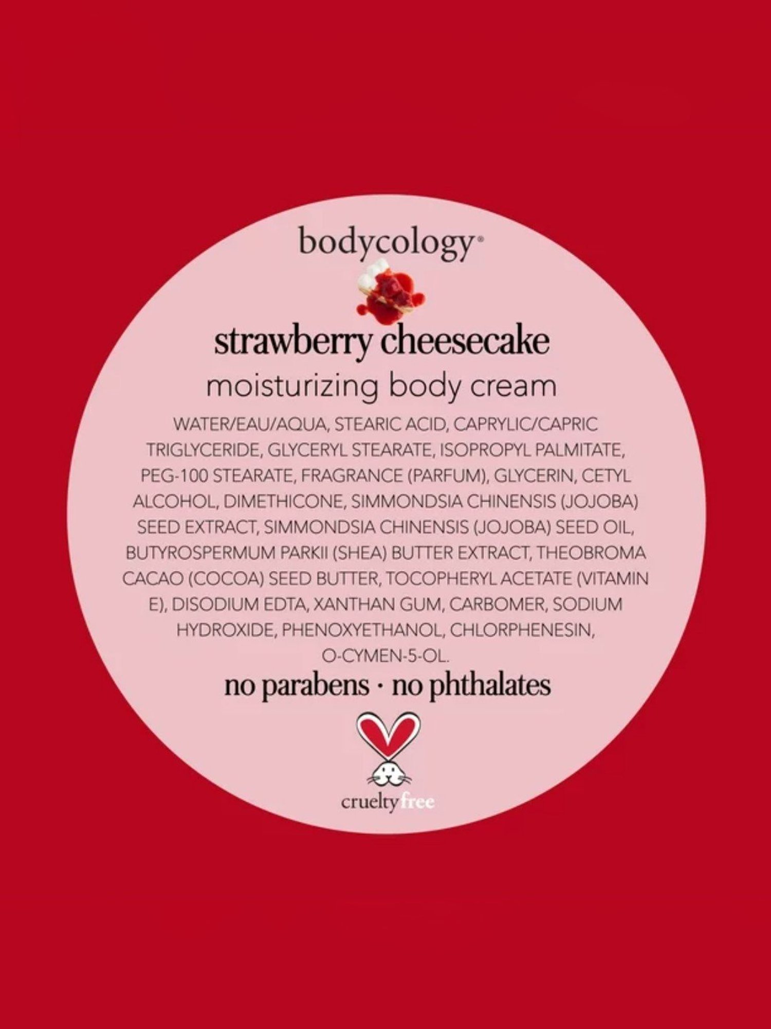 Bodycology Strawberry Cheesecake Body Cream - 227 gm