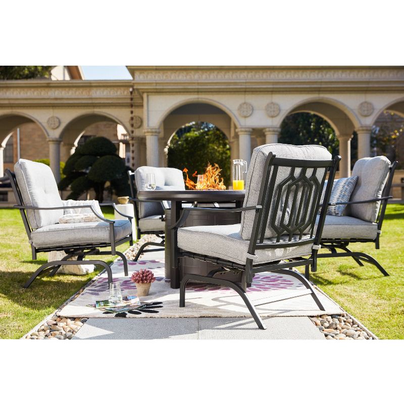 5pc Deep Seat Patio Fire Conversation Set - Patio Festival