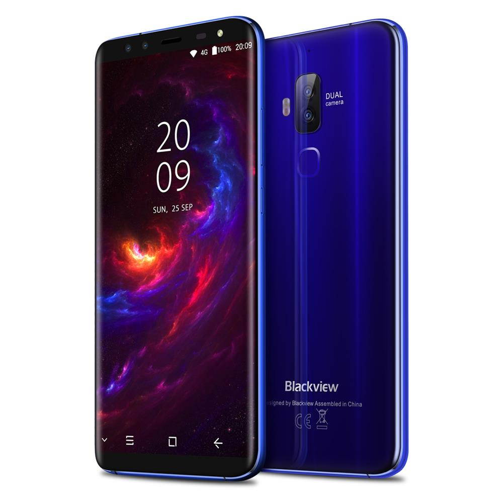 Blackview S8 4G Phablet 5.7 inch Android 7.0 MTK6750T 1.5GHz Octa Core 4GB RAM 64GB ROM 8.0MP + 0.3MP Dual Front Cameras Touch Sensor