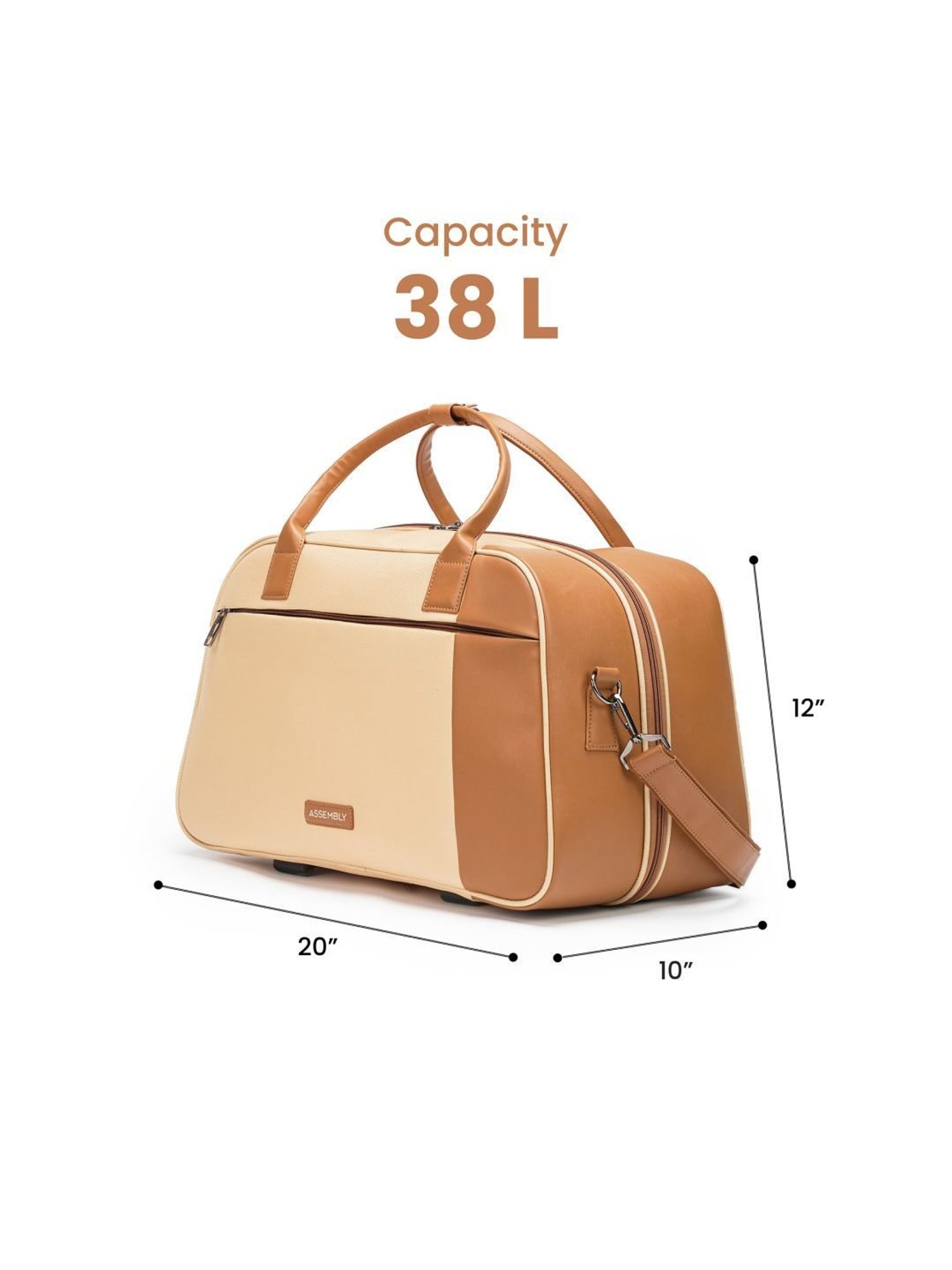 Assembly Beige Large Duffle Bag