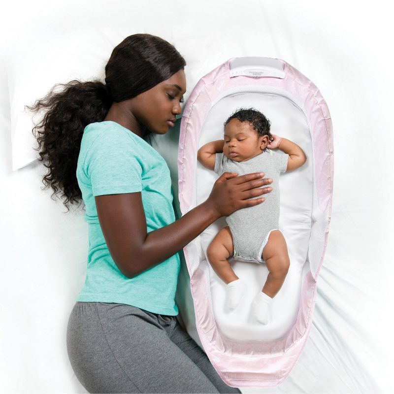Baby Delight Snuggle Nest Harmony Portable Infant Sleeper - Pink Baby